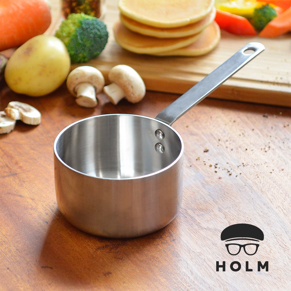 丹麥HOLM 單柄耐磨不鏽鋼調理醬汁鍋-10cm