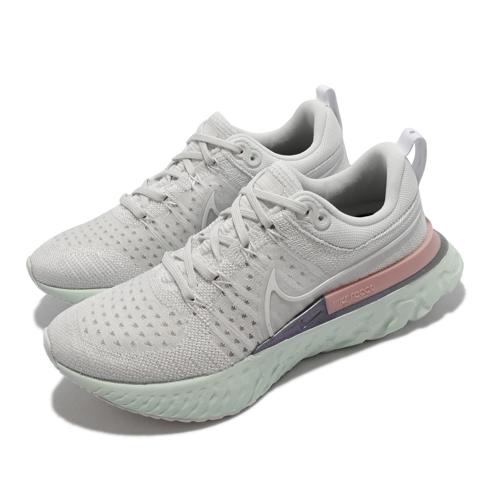 Nike React Infinity Run FK 2 女鞋 慢跑鞋 輕量 透氣 舒適 React避震 白 粉 CT2423-007