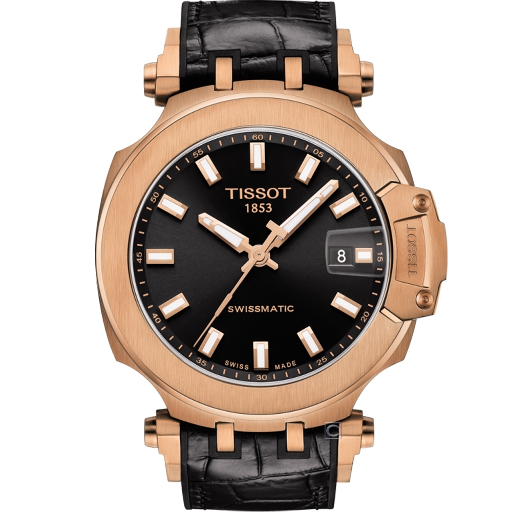 TISSOT 天梭 官方授權T-RACE 天梭競速時尚機械錶(T1154073705100)