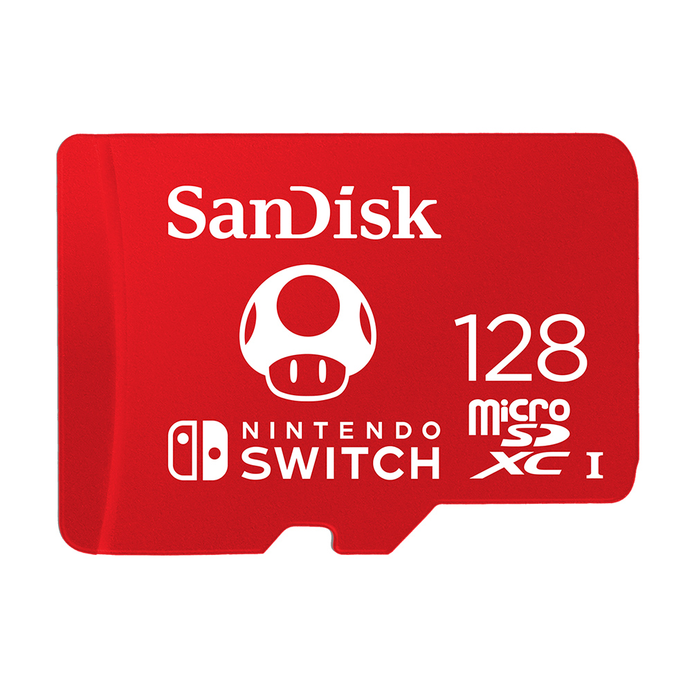 [時時樂限定]SanDisk Nintendo Switch microSD U3 128GB 任天堂卡 記憶卡(公司貨)