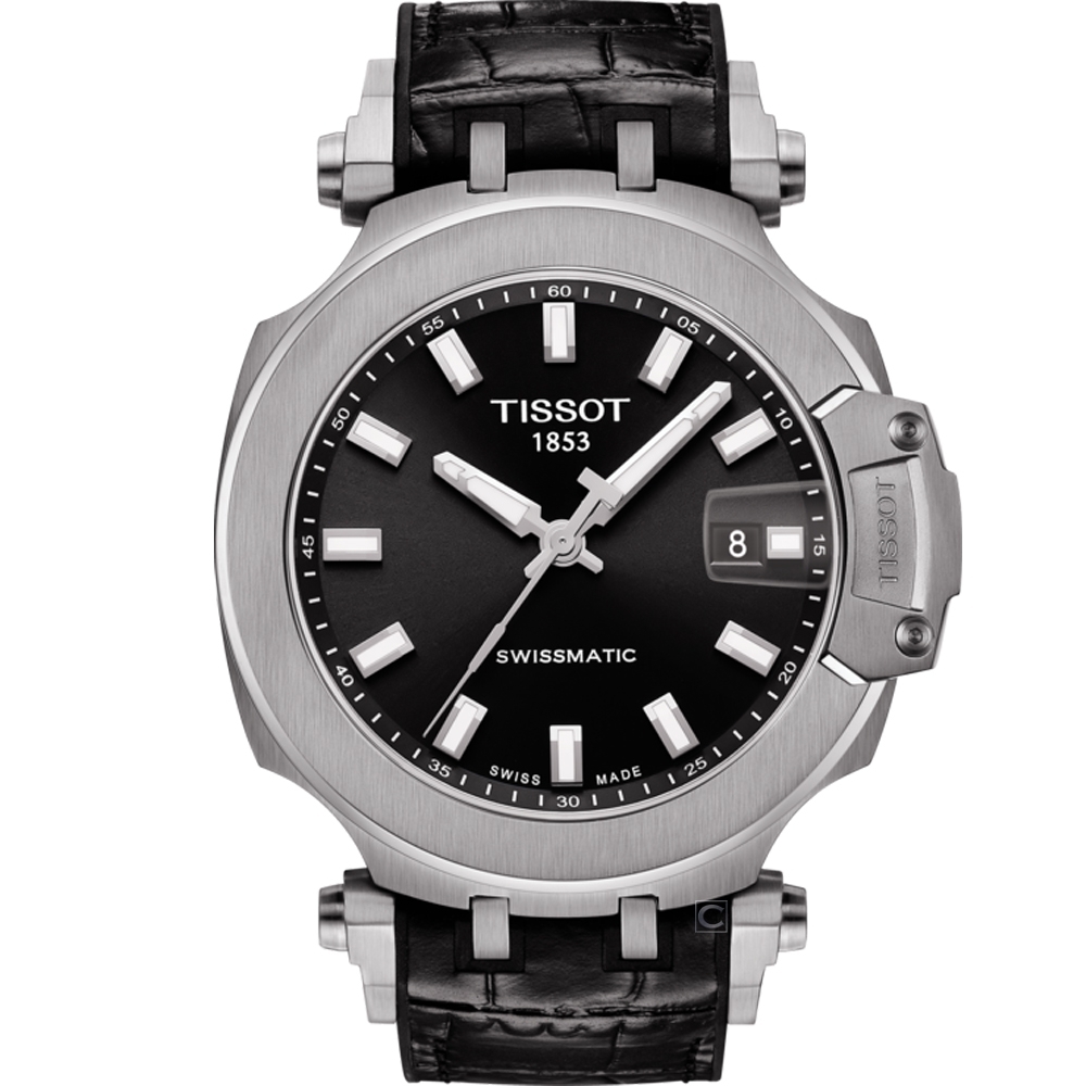 TISSOT 天梭 官方授權T-RACE 天梭競速時尚機械錶(T1154071705100)