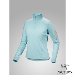 Arcteryx 始祖鳥 女 Rho 刷毛套頭衫 流水藍