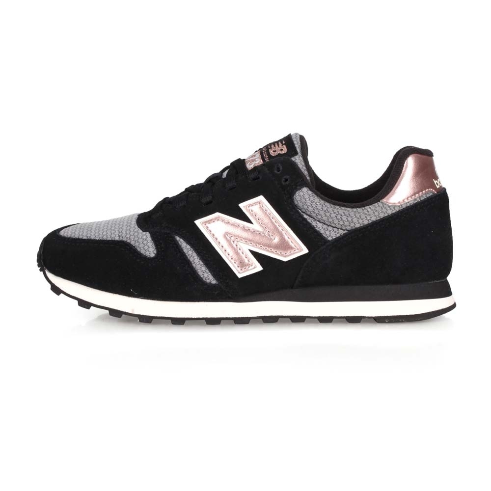 NEWBALANCE 女 復古慢跑鞋 黑灰玫瑰金