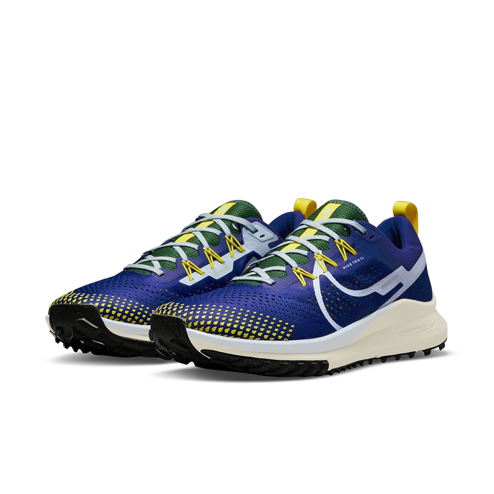 NIKE 耐吉 慢跑鞋 男鞋 運動鞋 緩震 REACT PEGASUS TRAIL 4 藍 DJ6158-400 (2R3352)