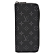 LV M62295經典Monogram Eclipse帆布全開拉鍊手拿長夾(黑灰) product thumbnail 1