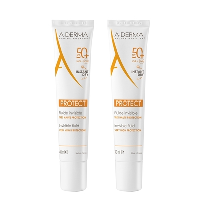 A-DERMA艾芙美 燕麥超輕感隔離乳SPF50+ 40ml(2入特惠)