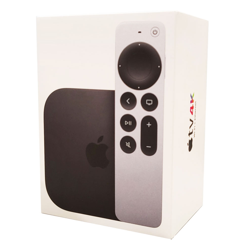 Apple Apple TV 4K (第3 代) Wi-Fi + 乙太網路128G 原廠盒裝| 電視盒