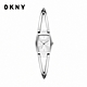 DKNY Crosswalk 經典交叉晶燦方錶不鏽鋼手腕錶 銀色不鏽鋼鍊帶 22MM NY2935 product thumbnail 1