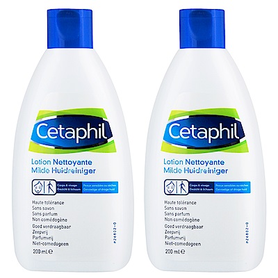 Cetaphil舒特膚 溫和潔膚乳200ml(2入特惠)