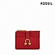 FOSSIL Vada 龍年真皮拉鍊卡夾-紅色 SL10022615 product thumbnail 1