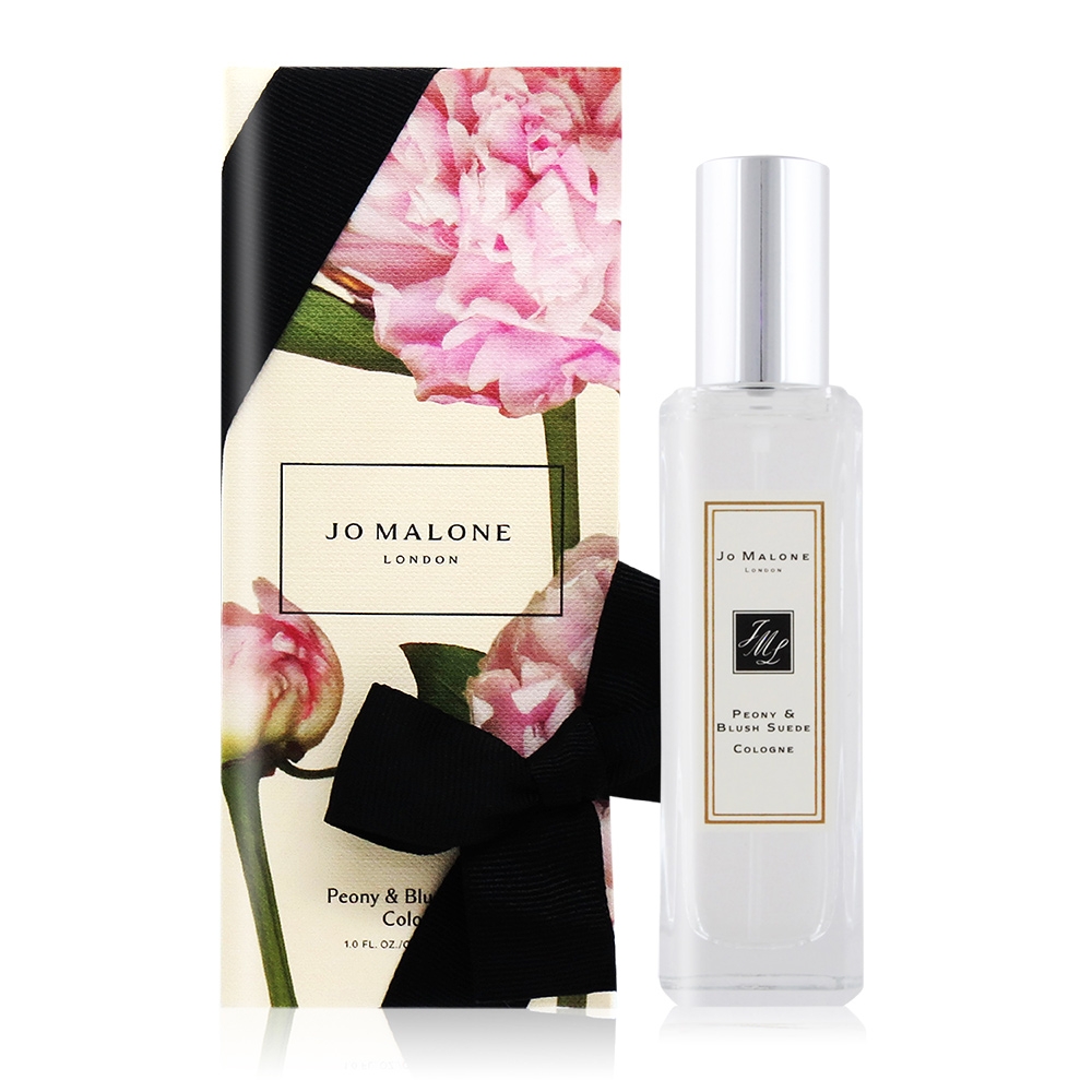 Jo Malone 牡丹與胭紅麂絨香水 Peony & Blush Suede 30ml 手繪花盒限量包裝-國際航空版