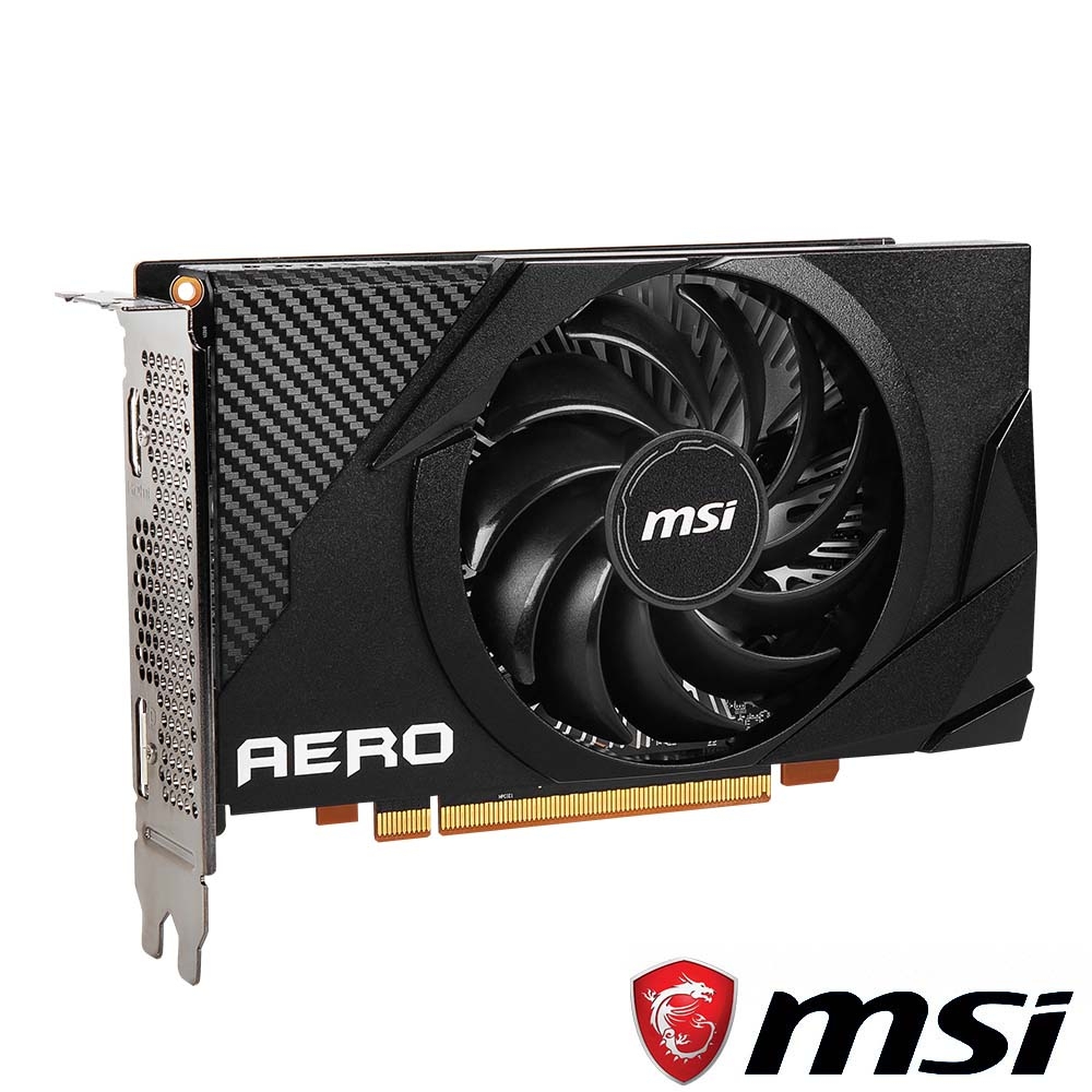 MSI微星 Radeon RX 6400 AERO 4G 顯示卡