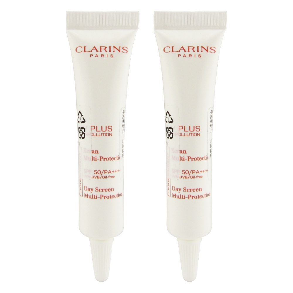 (即期品)CLARINS克蘭詩 輕呼吸全效UV隔離露(SPF50)(透明色)10ml*2(效期至2023年01月)