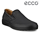 ECCO SOFT 7 M 經典皮革休閒鞋 男鞋 黑色/棕色 product thumbnail 1