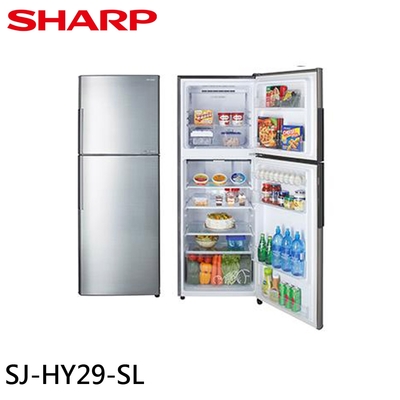 SHARP夏普 287公升雙門變頻冰箱 SJ-HY29-SL