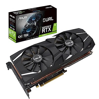 華碩顯示卡 DUAL-RTX2080TI-O11G