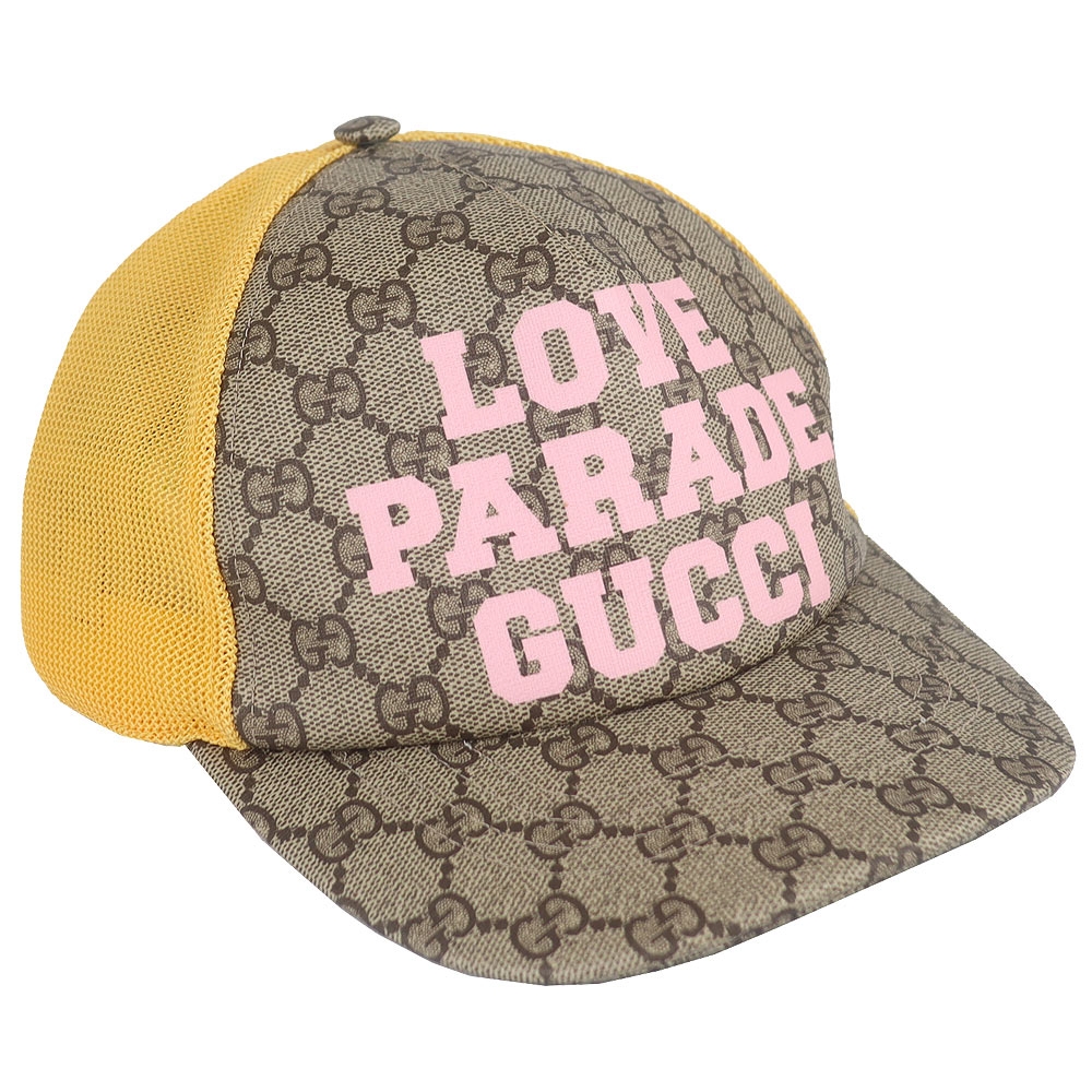 Gucci GG Supreme Gucci Love Parade Baseball Hat