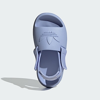 Adidas Adifom Adilette C IG8433 中童 涼拖鞋 休閒 三葉草 魔鬼氈 日常 舒適 藍紫