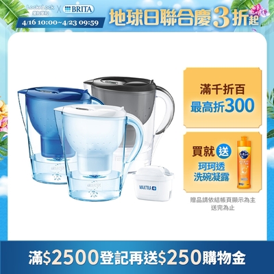 德國 BRITA 馬利拉濾水壺3.5L(含1芯)(三色可選)