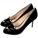 Charlotte Olympia Kitty 經典天鵝絨貓咪高跟鞋(黑色) product thumbnail 1