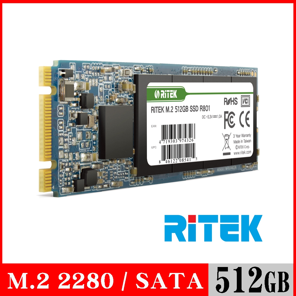 RITEK錸德R801 512GB M2 2280/SATA-III SSD固態硬碟| 其他品牌| Yahoo