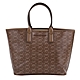 MICHAEL KORS  滿版MK PVC材質小手提包 駱駝色 product thumbnail 1