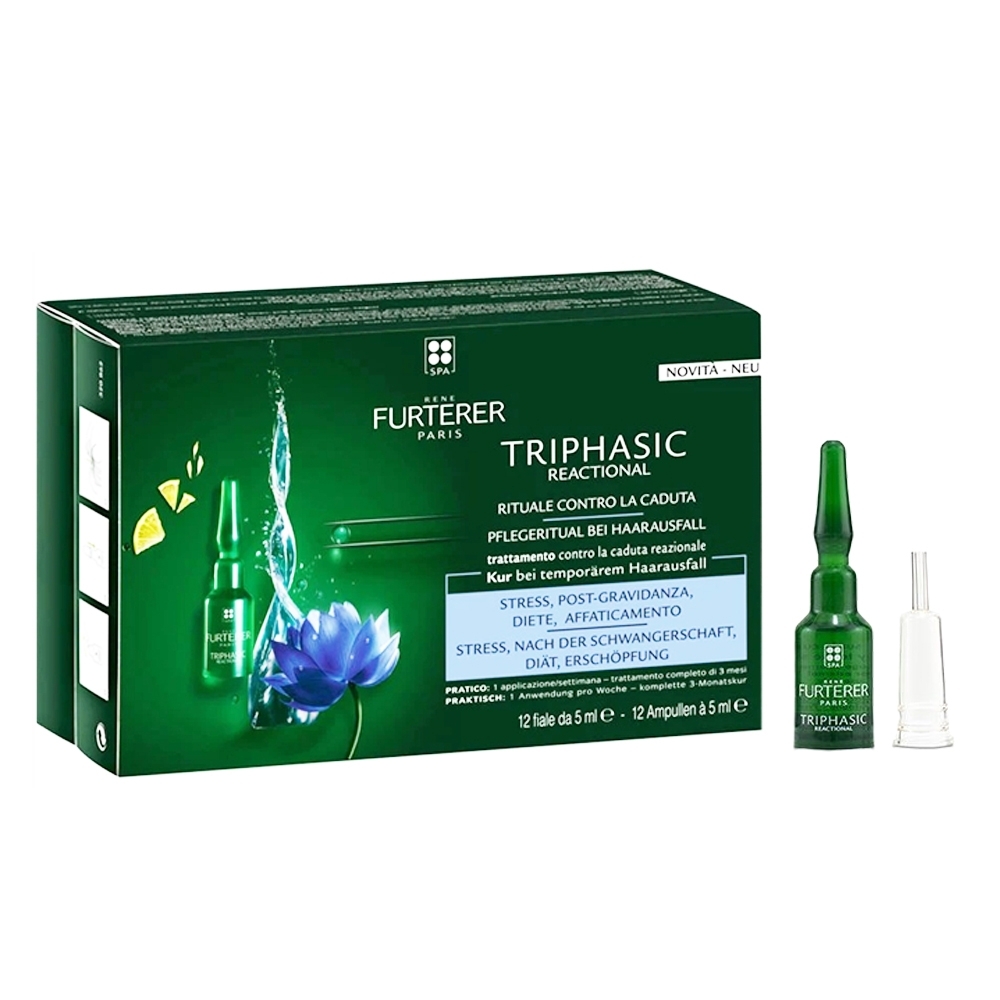 FURTERER萊法耶(荷那法蕊) Triphasic 三項水湛蓮能量調理液5mlx12入