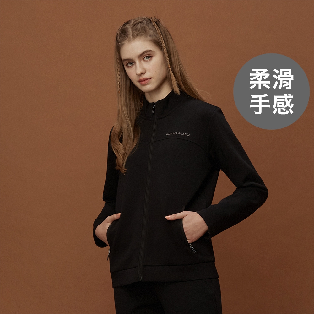 GIORDANO 女裝空氣棉立領外套 G-MOTION系列 - 09 標誌黑