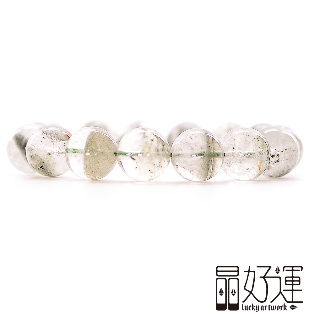 【晶好運】天然清透綠幽手珠14mm/招財開運石(BB-397/現貨)