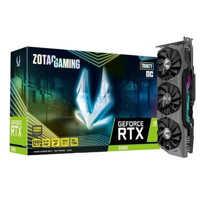 ZOTAC索泰 GAMING GeForce RTX 3080 Trinity OC LHR 12GB 顯示卡