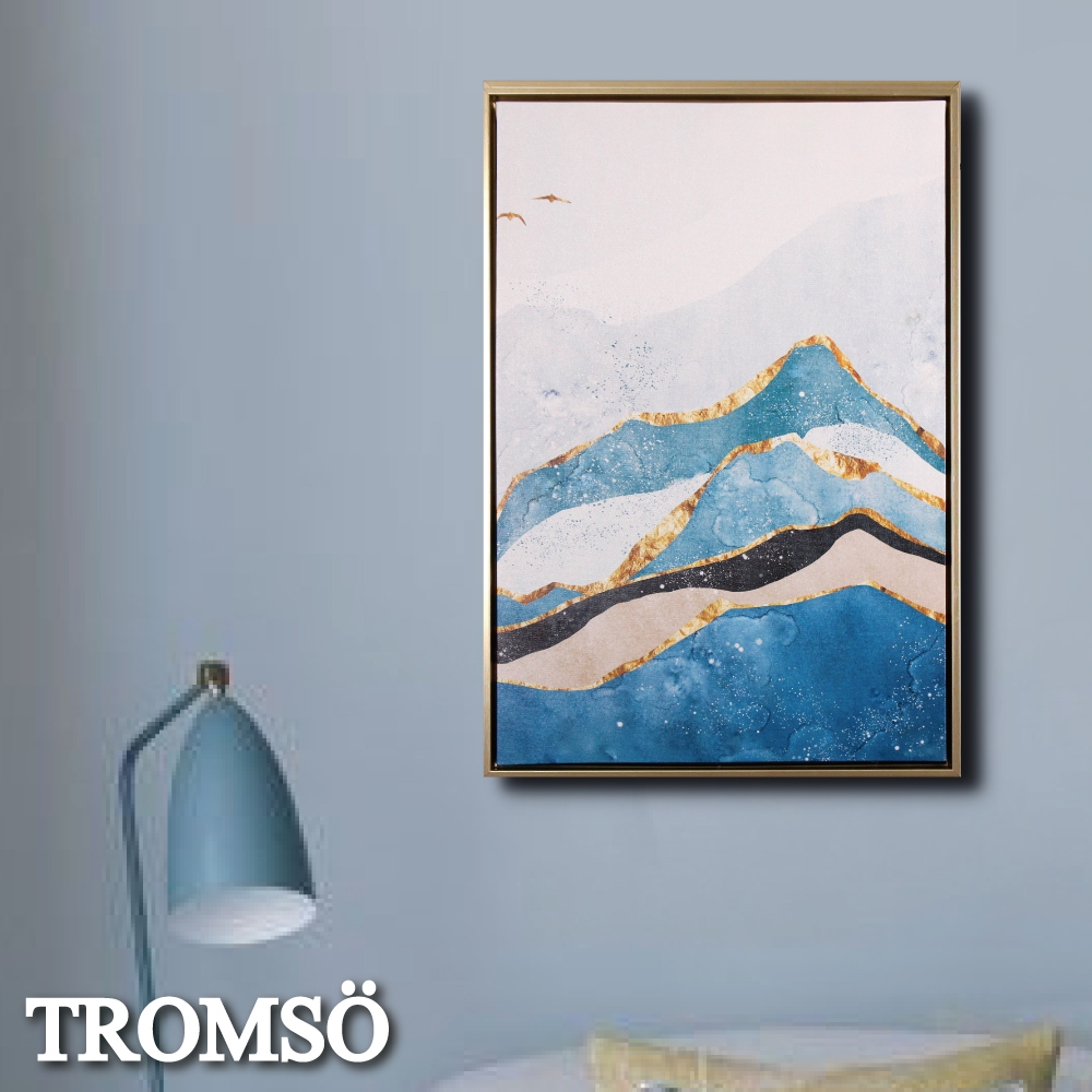 TROMSO 北歐時代風尚有框畫-湛藍登峰WA163