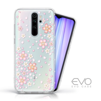 EVO CASE MI 紅米 Note 8 Pro 奧地利水鑽殼 - 櫻花