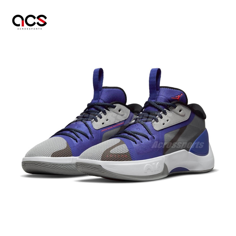 Nike 籃球鞋 Jordan Zoom Separate PF 灰 藍 男鞋 喬丹 運動鞋 DH0248-002