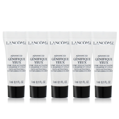 *LANCOME 蘭蔻 超未來肌因亮眼精粹霜3mlX5 [15ml/正貨容量超值組]