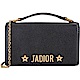 Dior J'ADIOR 附萬用包翻蓋式鍊帶斜背手提包(黑色) product thumbnail 1