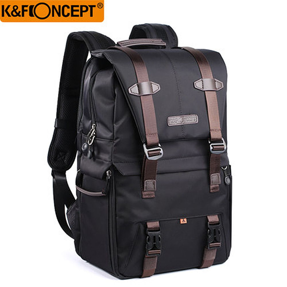 【K&F Concept】時尚者 專業攝影單眼相機後背包-黑色款(KF13.092)