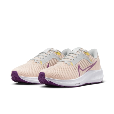 NIKE 慢跑鞋 女鞋 運動鞋 緩震 小飛馬 W AIR ZOOM PEGASUS 40 粉 DV3854-800