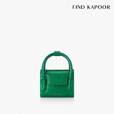 FIND KAPOOR MARTY 12 褶紋系列 翻蓋手提斜背方包- 綠色