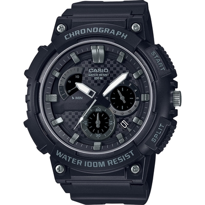 CASIO 卡西歐 賽車方格 指針式手錶 送禮推薦 MCW-200H-1A2