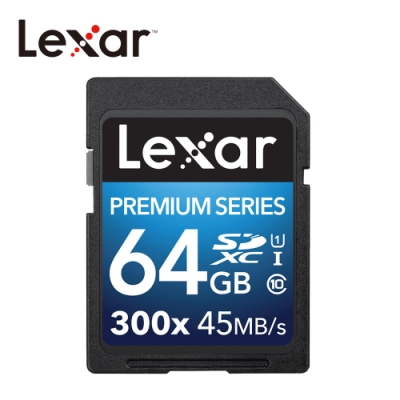 Lexar Premium Series 300x SDXC UHS-I 記憶卡 64G