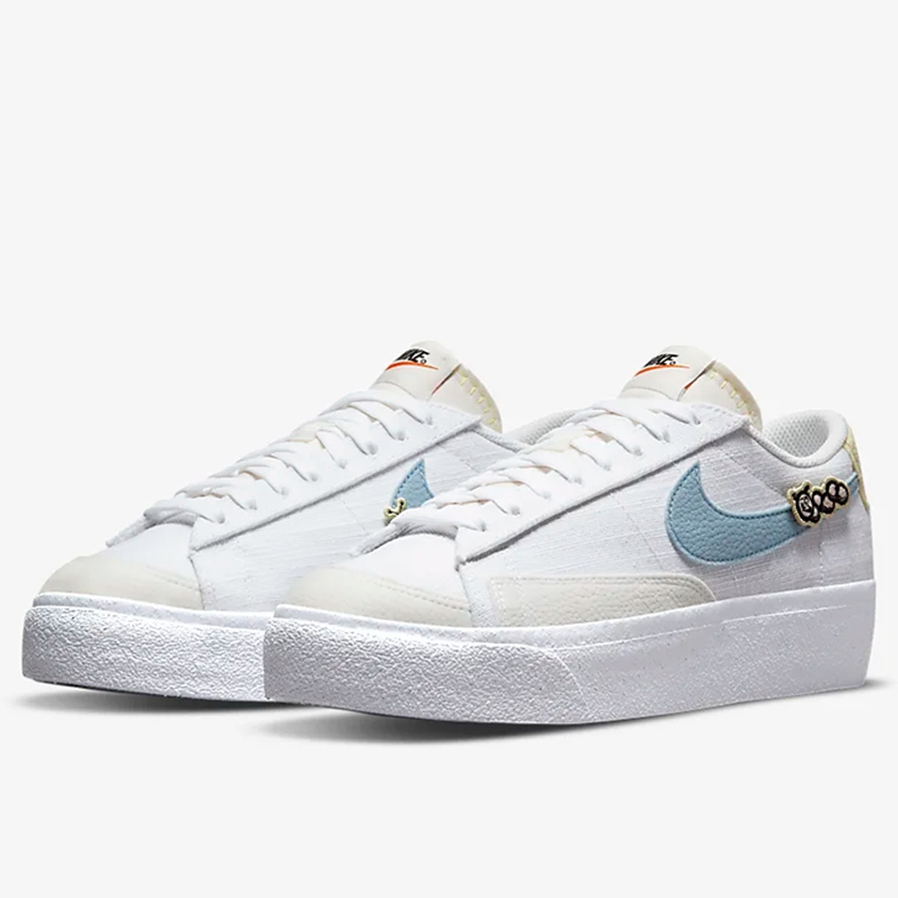 NIKE BLAZER LOW PLATFORM SE NN 女鞋休閒鞋經典款厚底增高昆蟲圖騰穿