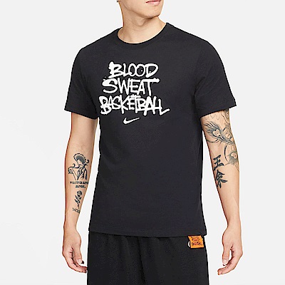 Nike Dri-FIT Blood Sweat Basketball [DN2977-010] 男 短袖上衣 T恤 黑