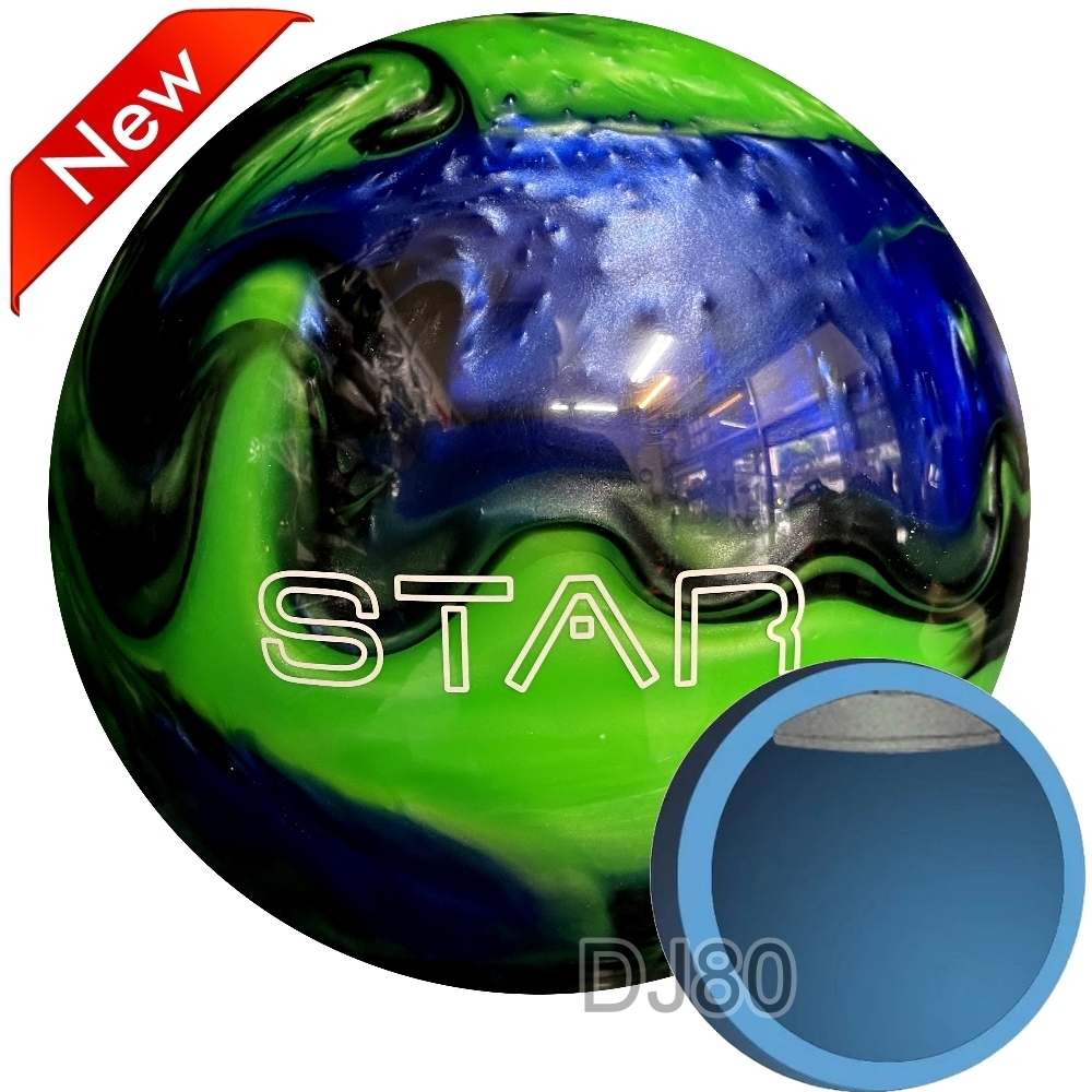 DJ80嚴選 美國ELITE STAR Blue/Black/Green加重片POLY保齡球8-14磅(新色上市-型號EL9)