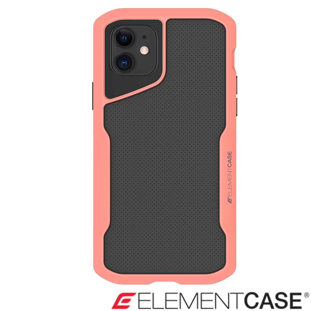 美國Element Case iPhone 11 Shadow 流線手感軍規殼 - 粉橘