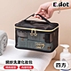 E.dot 黑色網紗化妝包/收納袋(手提四方包) product thumbnail 1