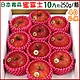 愛蜜果 日本青森蜜富士蘋果10顆禮盒(約2.5公斤/盒) product thumbnail 1