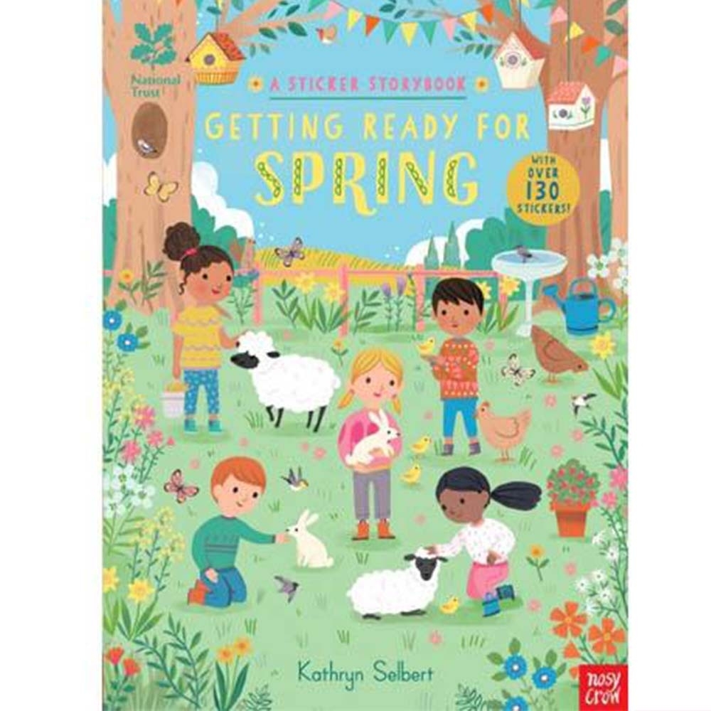 National Trust：Getting Ready For Spring A Sticker Storybook 春天活動貼紙書