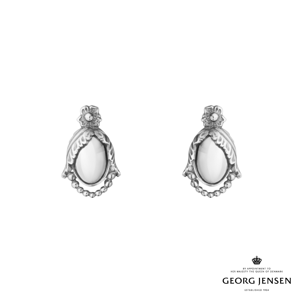 Georg Jensen 喬治傑生 HERITAGE系列 2023年度紀念 純銀銀球 耳夾