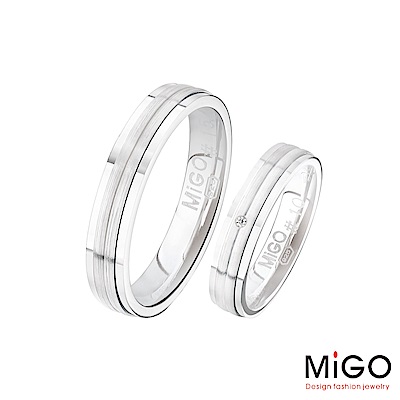MiGO 約定純銀成對戒指