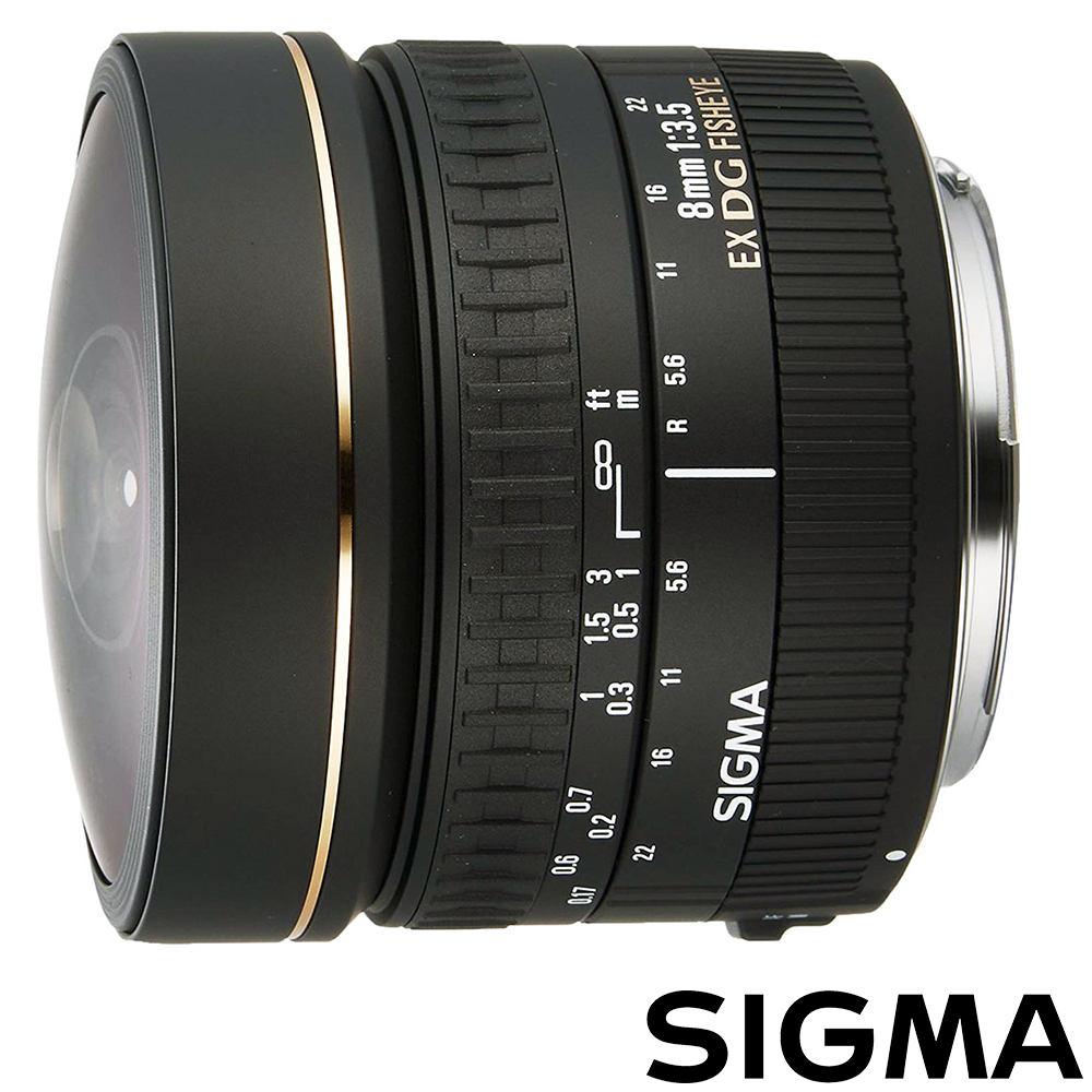 8mm F3.5 EX DG CIRCULAR FISHEYE (公司貨) 全周圓周魚眼鏡頭 